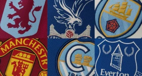 Logo ASTON VILLA - CRYSTAL PALACE - MAN CITY - MAN UNITED - EVERTON